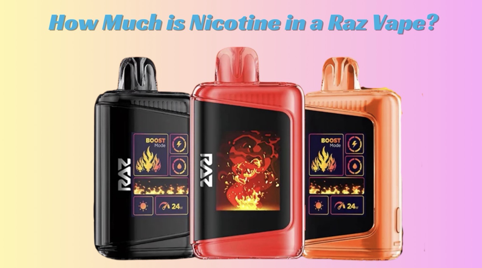 How Much Nicotine Is in a RAZ Vape? Full Breakdown – VapeDeal.com