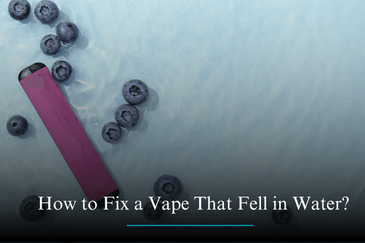 How to fix a vape that fell in water