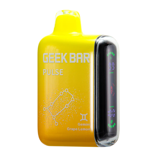 Geek Bar Pulse 15000 Puffs Disposable Vape 15K Gemini - Grape Lemon