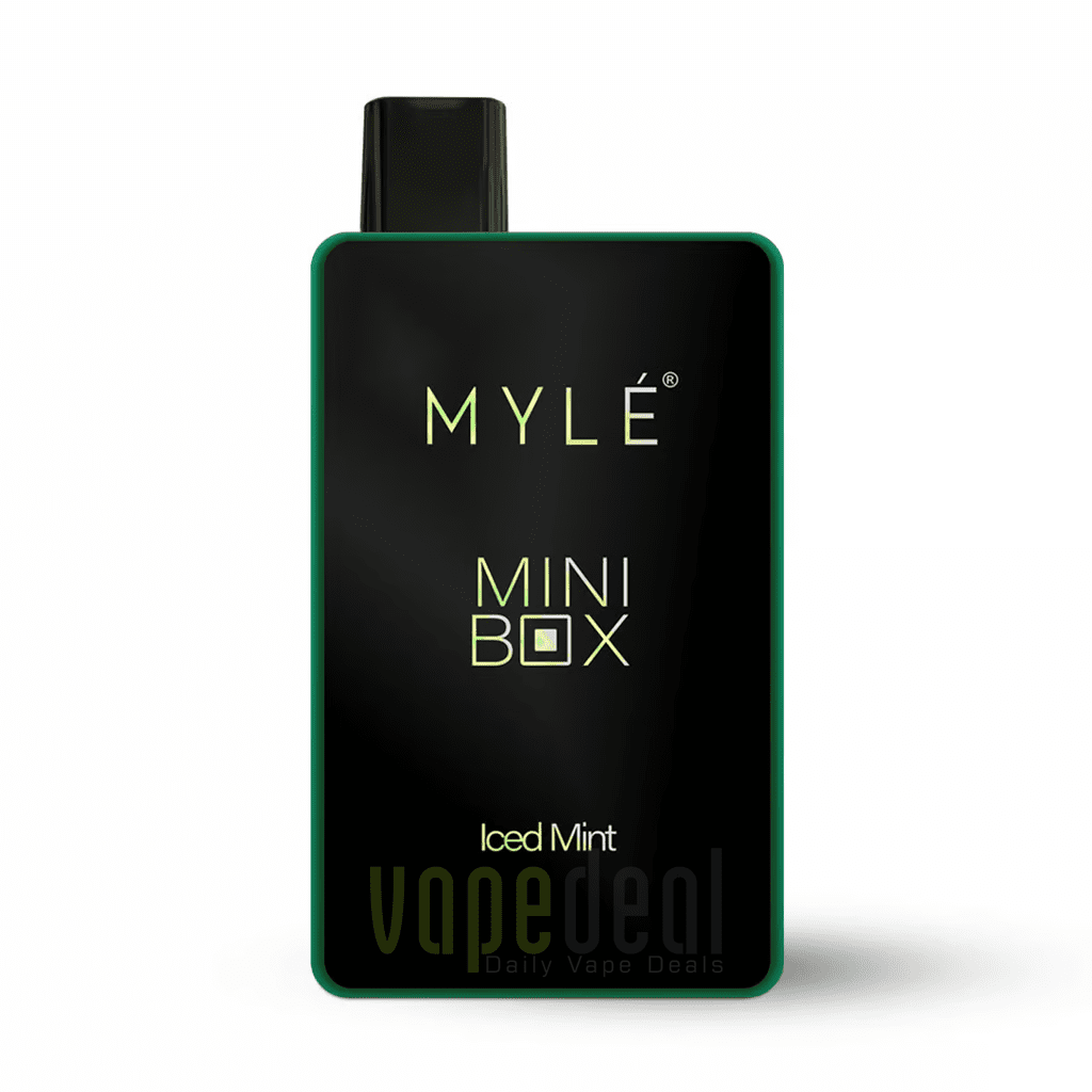 Myle Mini Box Iced Mint 1500 Puffs Disposable Vape | Vapedeal VapeDeal.com Myle Mini Box Iced Mint 1500 Puffs Disposable Vape | Vapedeal VapeDeal.com