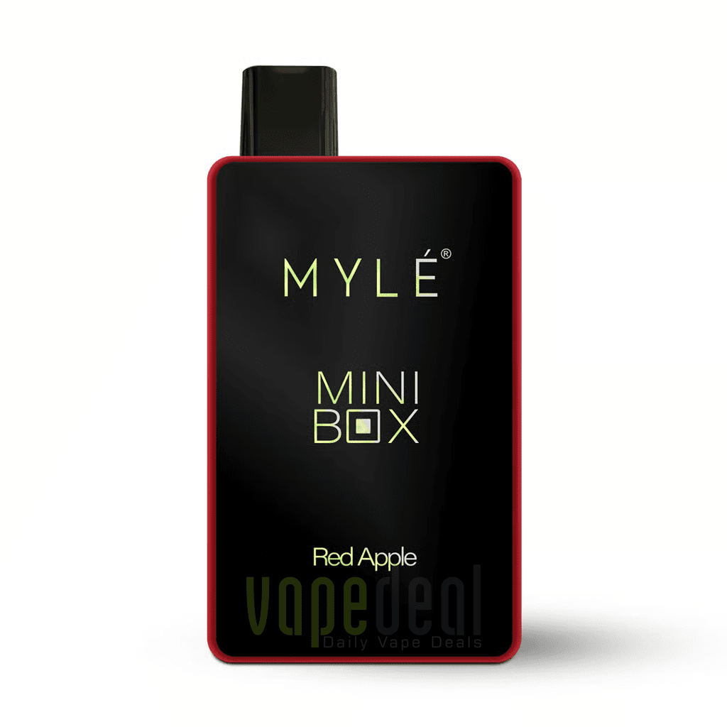 red apple disposable vape Myle Mini Box Red Apple 1500 Puffs Disposable Vape