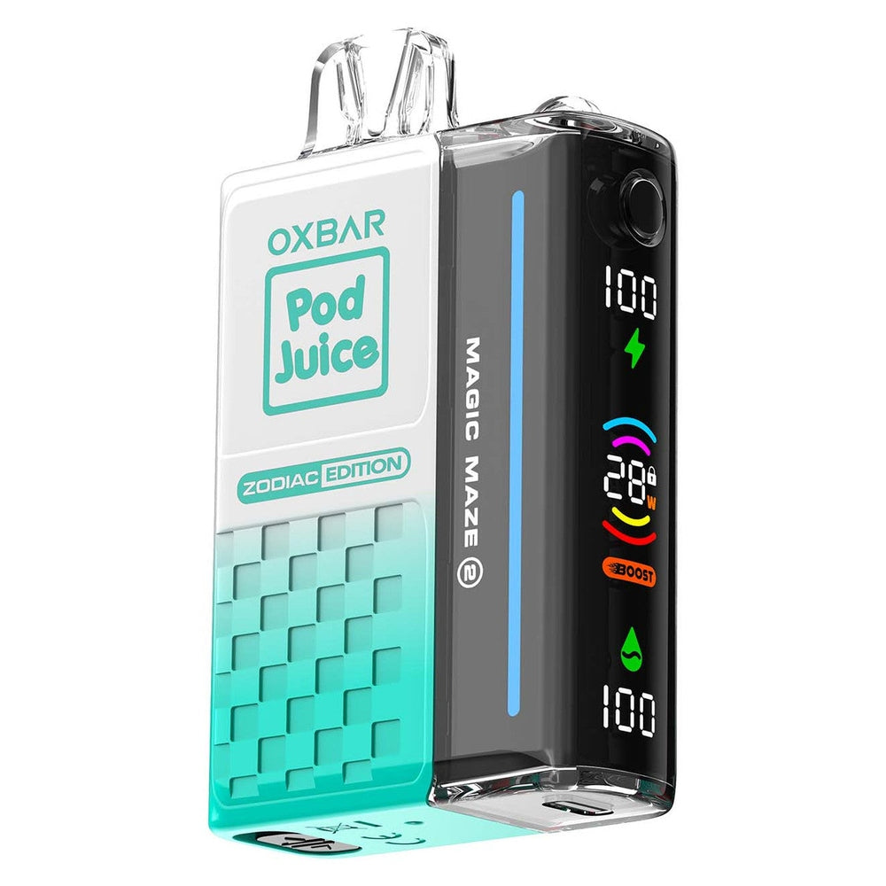 Oxbar Magic Maze 2.0 30000 Puffs 0% - Clear Emerald | Vapedeal VapeDeal.com Oxbar Magic Maze 2.0 30000 Puffs 0% - Clear Emerald | Vapedeal VapeDeal.com