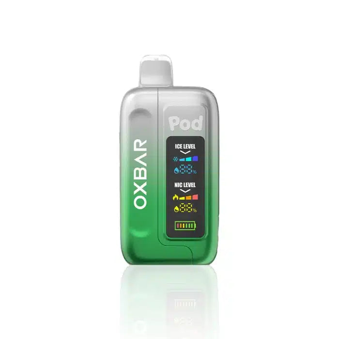 Oxbar Pod x Ice Nic 35000 - Clear Emerald Gemini II | Vapedeal VapeDeal.com Oxbar Pod x Ice Nic 35000 - Clear Emerald Gemini II | Vapedeal VapeDeal.com