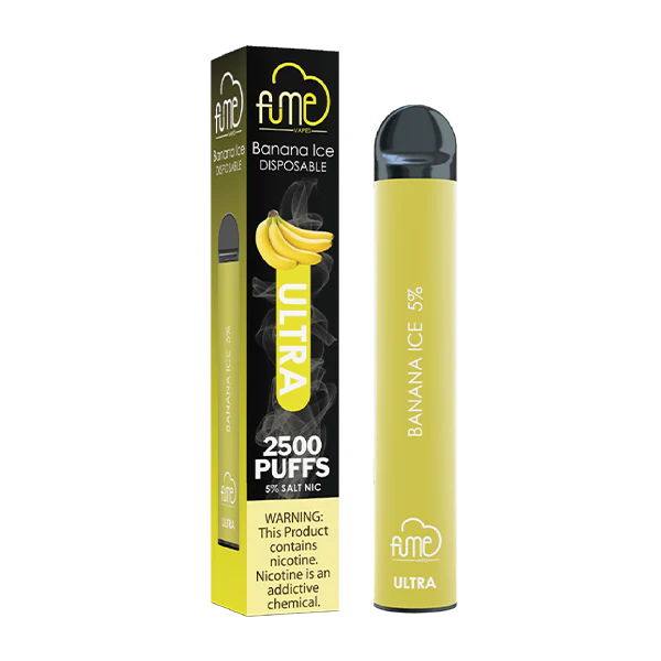 Fume Ultra Disposable 2500 Puffs - Banana Ice