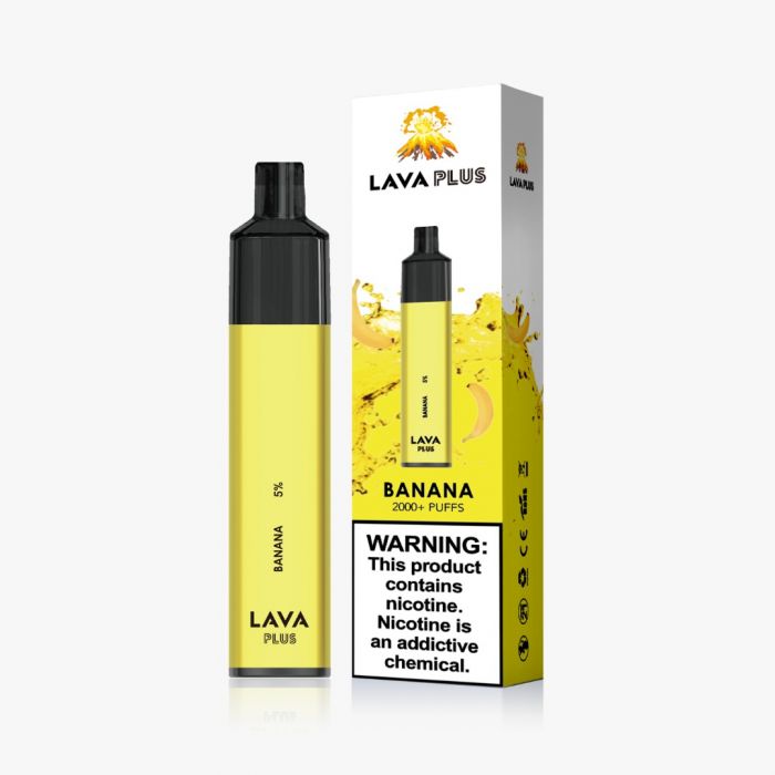 Lava Plus Banana 2600 Puffs Disposable Vape | Vapedeal VapeDeal.com Lava Plus Banana 2600 Puffs Disposable Vape | Vapedeal VapeDeal.com