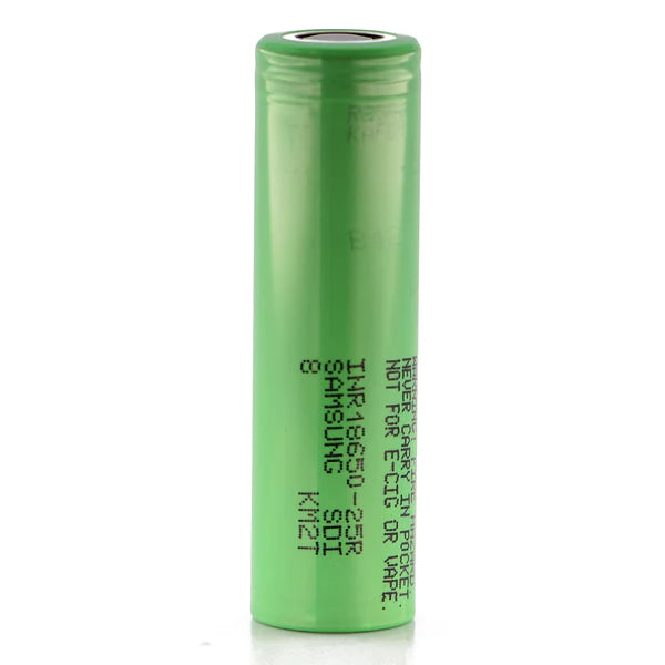 18650 Li-ion Rechargeable Battery 2500mAh 20A