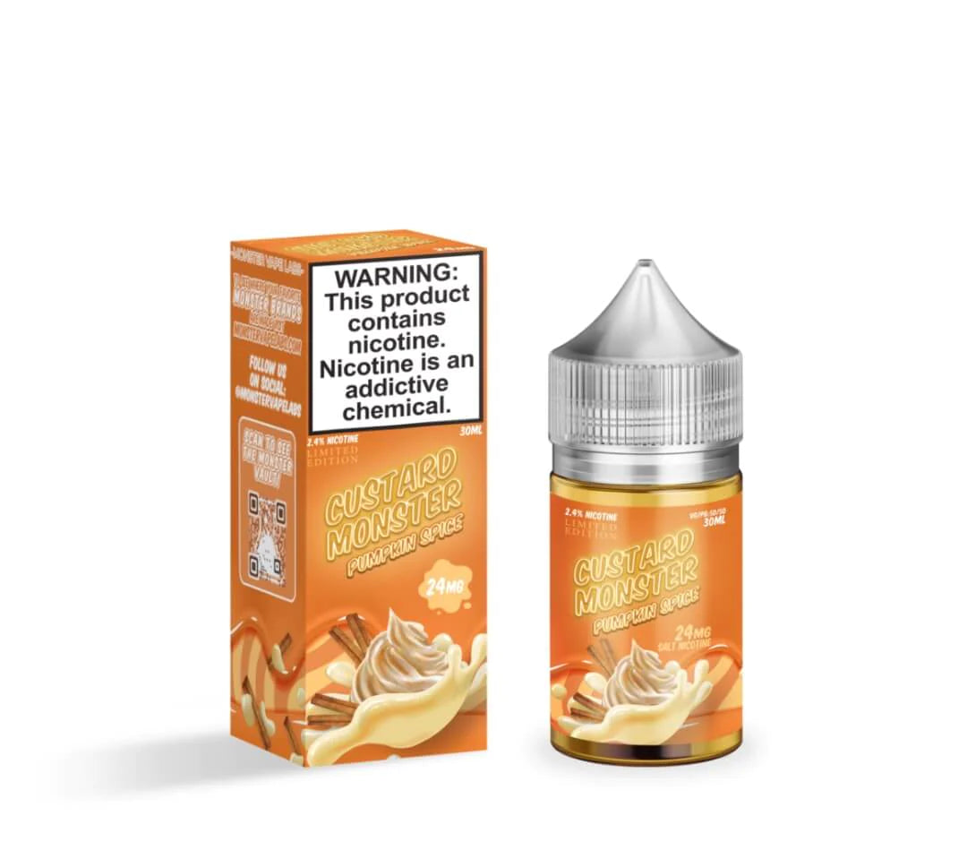 Pumpkin Spice Custard Monster by Jam Monster Salts - 30ml