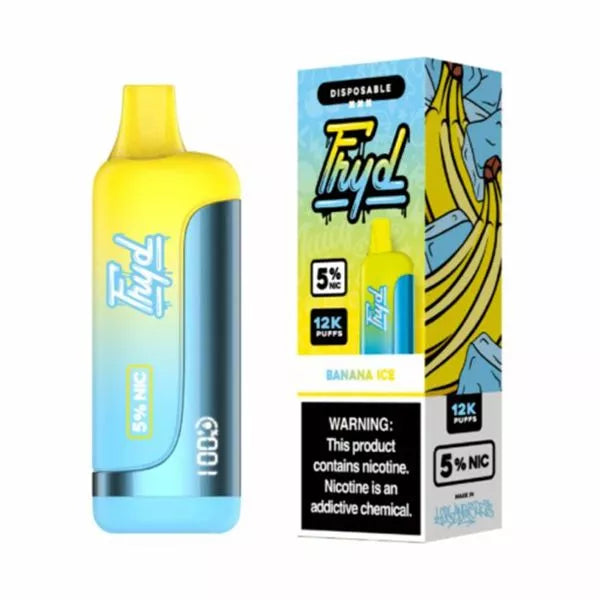 Fryd 12000 Puffs Disposable Vape 12K Puffs w/ LCD Display - Banana Ice