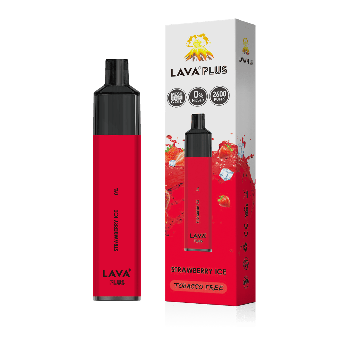Lava Plus Strawberry Ice 0% Nicotine Free 2600 Puffs | Vapedeal VapeDeal.com Lava Plus Strawberry Ice 0% Nicotine Free 2600 Puffs | Vapedeal VapeDeal.com