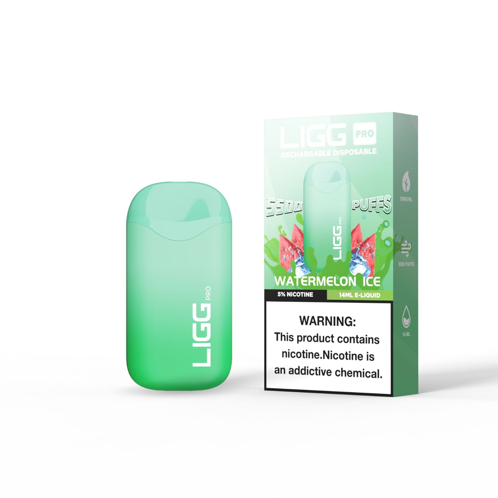 Ligg Pro Watermelon Ice 5500 Puffs | Vapedeal VapeDeal.com Ligg Pro Watermelon Ice 5500 Puffs | Vapedeal VapeDeal.com