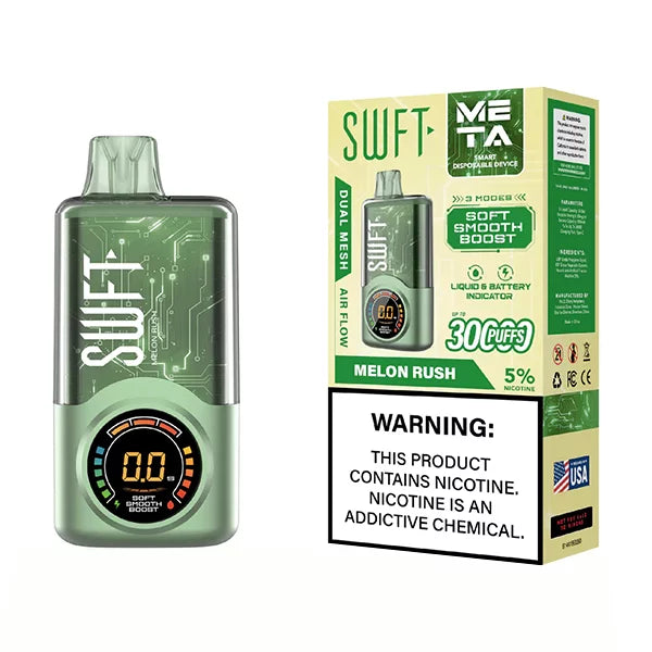 Swft Meta 30000 Puffs Disposable Vape 30K - Melon Rush VapeDeal.com Swft Meta 30000 Puffs Disposable Vape 30K - Melon Rush VapeDeal.com