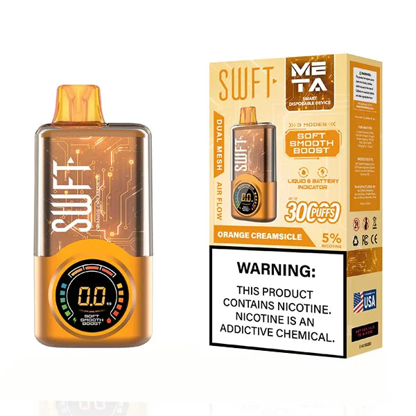 Swft Meta 30000 Puffs Disposable Vape 30K - Orange Creamsicle VapeDeal.com Swft Meta 30000 Puffs Disposable Vape 30K - Orange Creamsicle VapeDeal.com