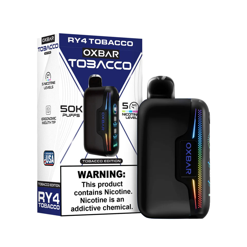 Oxbar Astro Maze 50000 Puffs - RY4 Tobacco | Vapedeal VapeDeal.com Oxbar Astro Maze 50000 Puffs - RY4 Tobacco | Vapedeal VapeDeal.com