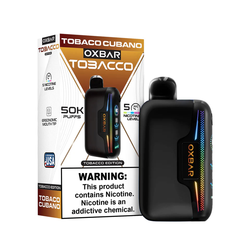 Oxbar Astro Maze 50000 Puffs - Tobacco Cubano | Vapedeal VapeDeal.com Oxbar Astro Maze 50000 Puffs - Tobacco Cubano | Vapedeal VapeDeal.com