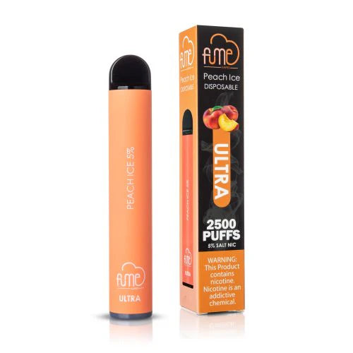 Fume Ultra Peach Ice 2500 Puffs Disposable Vape | Vapedeal VapeDeal.com Fume Ultra Peach Ice 2500 Puffs Disposable Vape | Vapedeal VapeDeal.com
