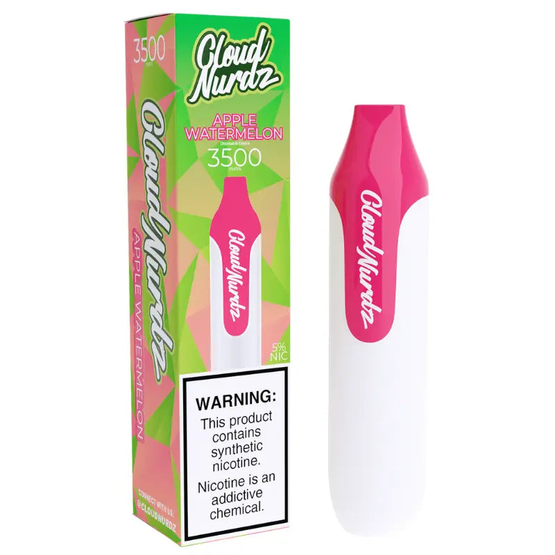 Cloud Nurdz Disposable Series 3500 Puffs - Apple Watermelon