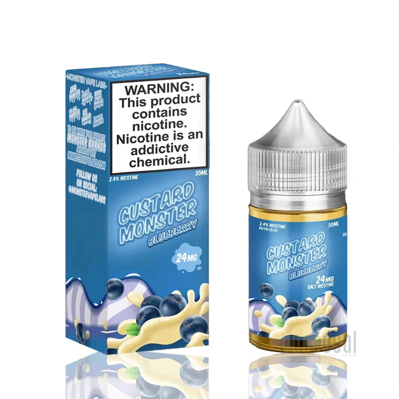 Blueberry Custard Monster by Jam Monster Salts - 30ml