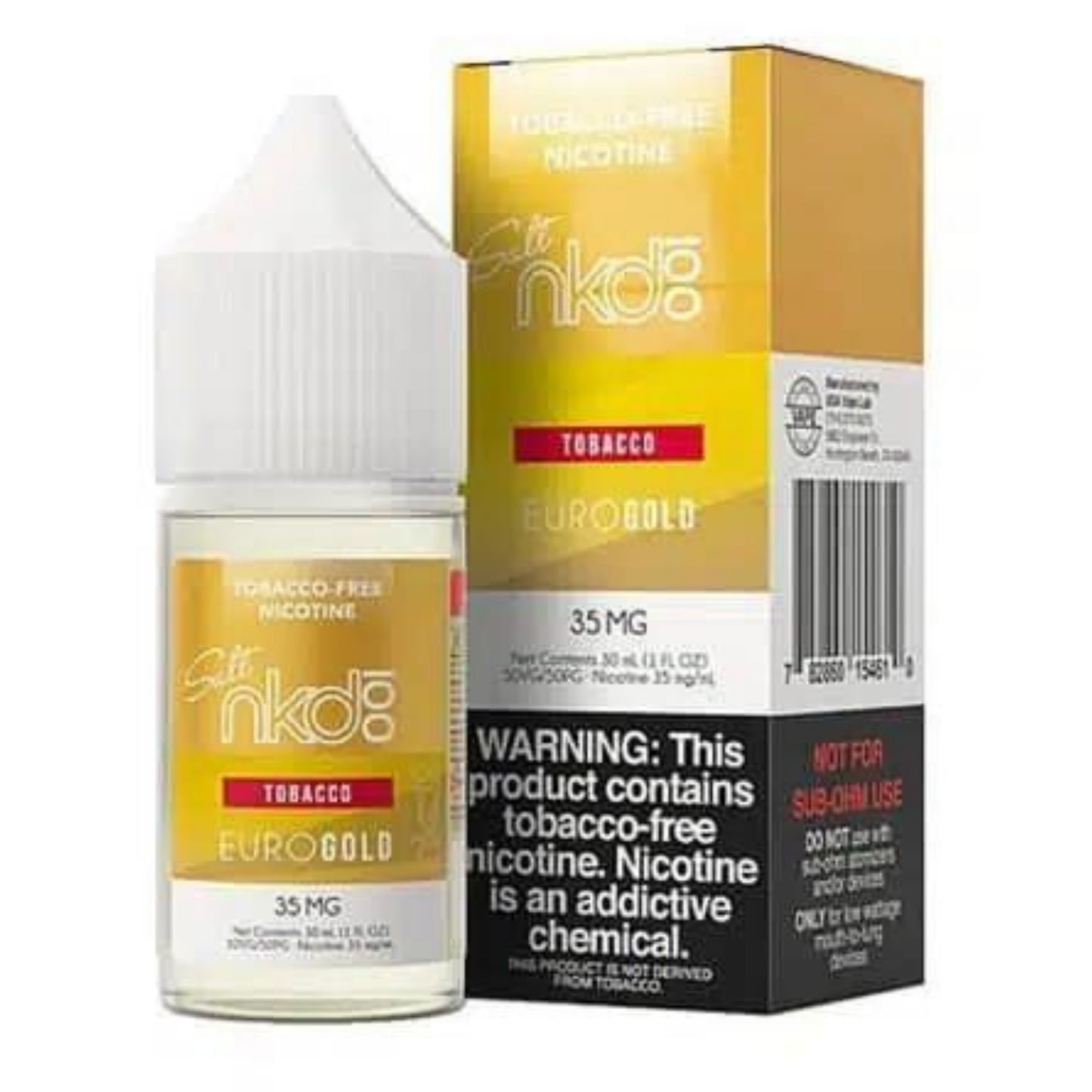 Euro Gold Tobacco-Free Nicotine Salt by Naked 100 - 30ml