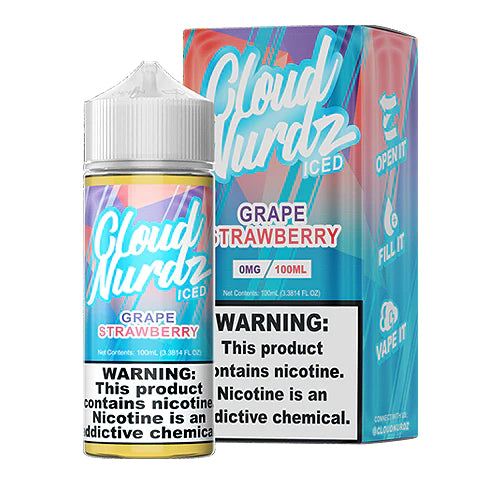 Grape Strawberry Iced by Cloud Nurdz - 100ml