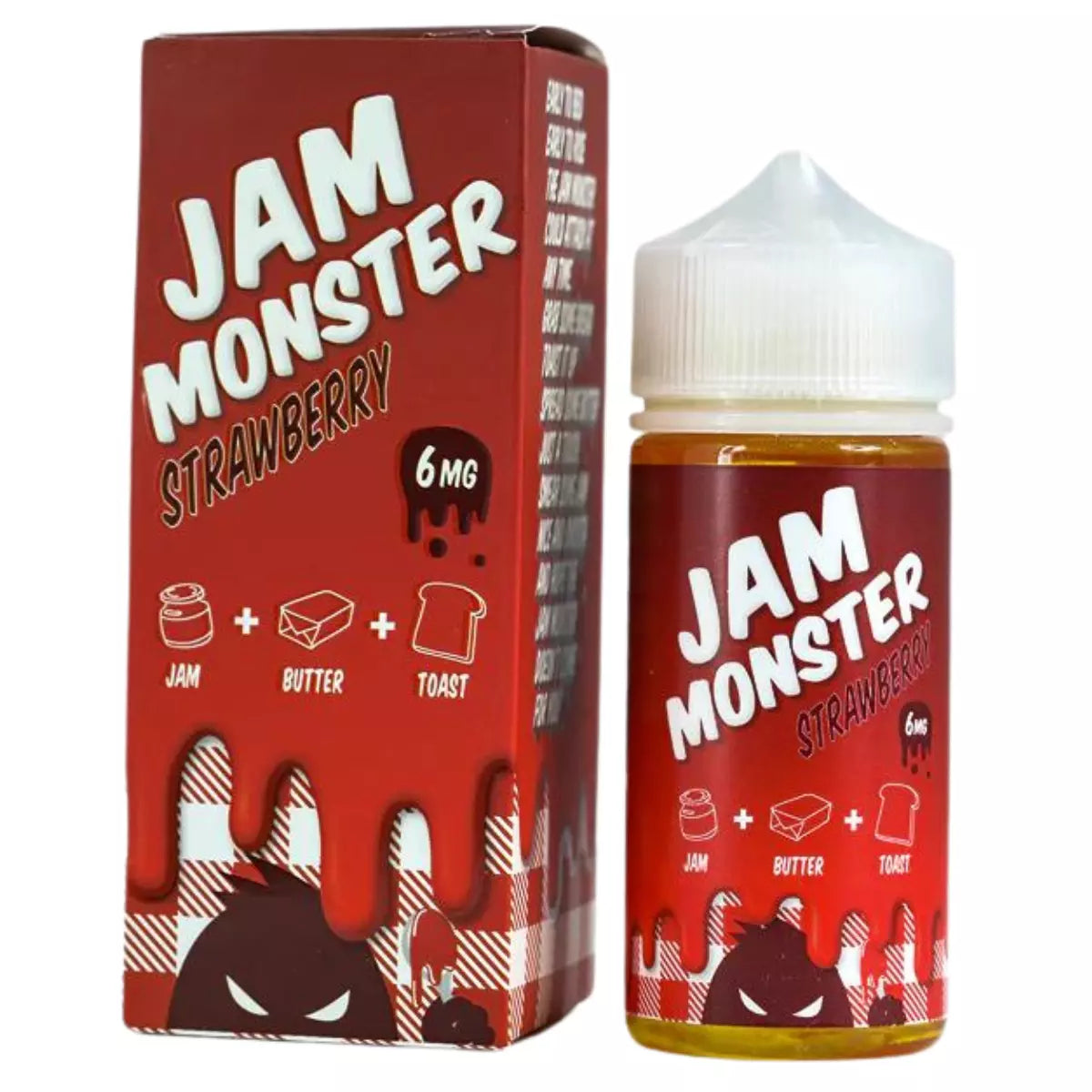 PB&J Jam Monster Strawberry E-Liquid - 100ml