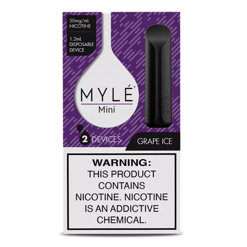 Myle Mini Grape Ice 320 Puffs 2-Pack | Vapedeal VapeDeal.com Myle Mini Grape Ice 320 Puffs 2-Pack | Vapedeal VapeDeal.com