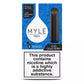 Myle Mini Disposable Pods 320 Puffs - 2 Pack Devices - Quadberry Ice