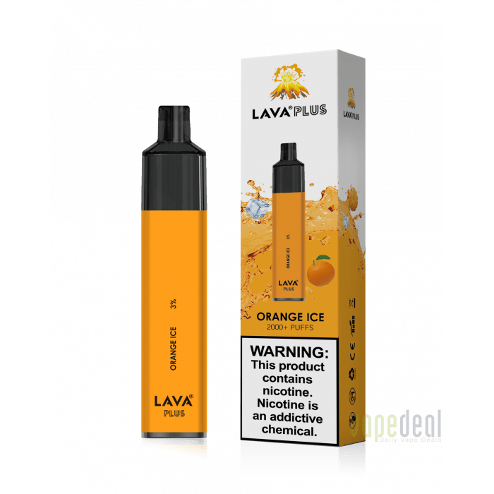 Lava Plus 2600 Puffs Disposable - Orange Ice