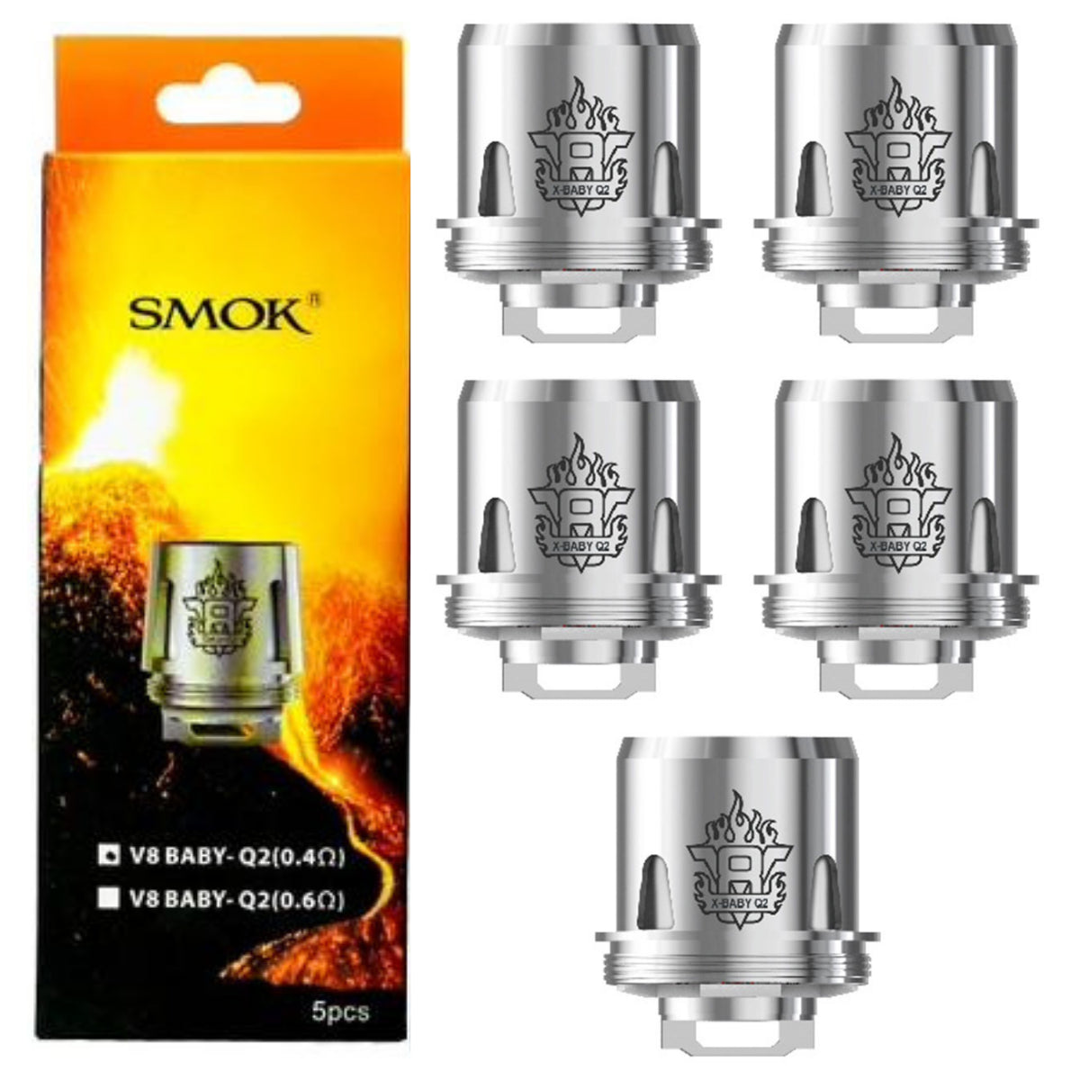 Smok V8 Baby Coils - 5 Pack