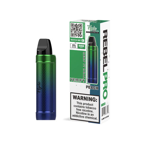 Hyde Rebel Pro Disposable Rechargeable 5000 Puffs - Peach VapeDeal.com Hyde Rebel Pro Disposable Rechargeable 5000 Puffs - Peach VapeDeal.com