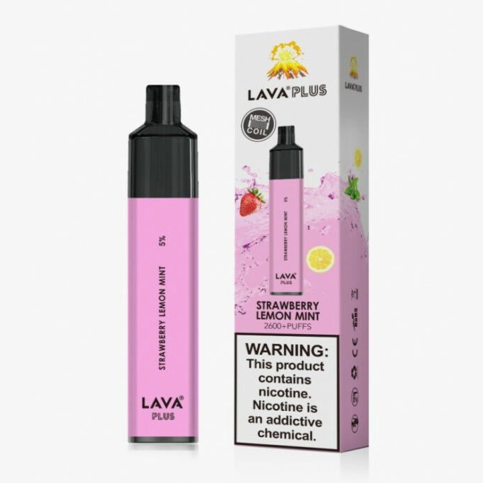 Lava Plus 2600 Puffs Disposable - Strawberry Lemon Mint