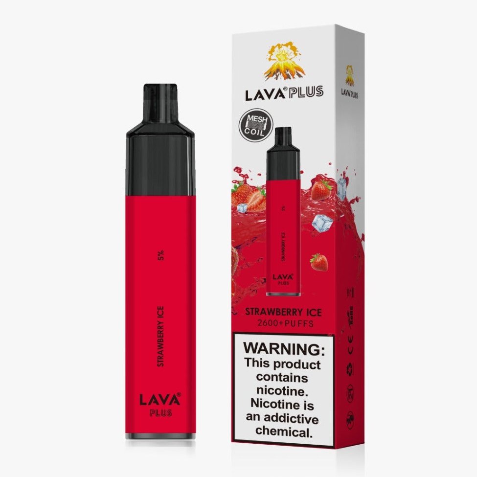 Lava Plus 2600 Puffs Disposable - Strawberry Ice