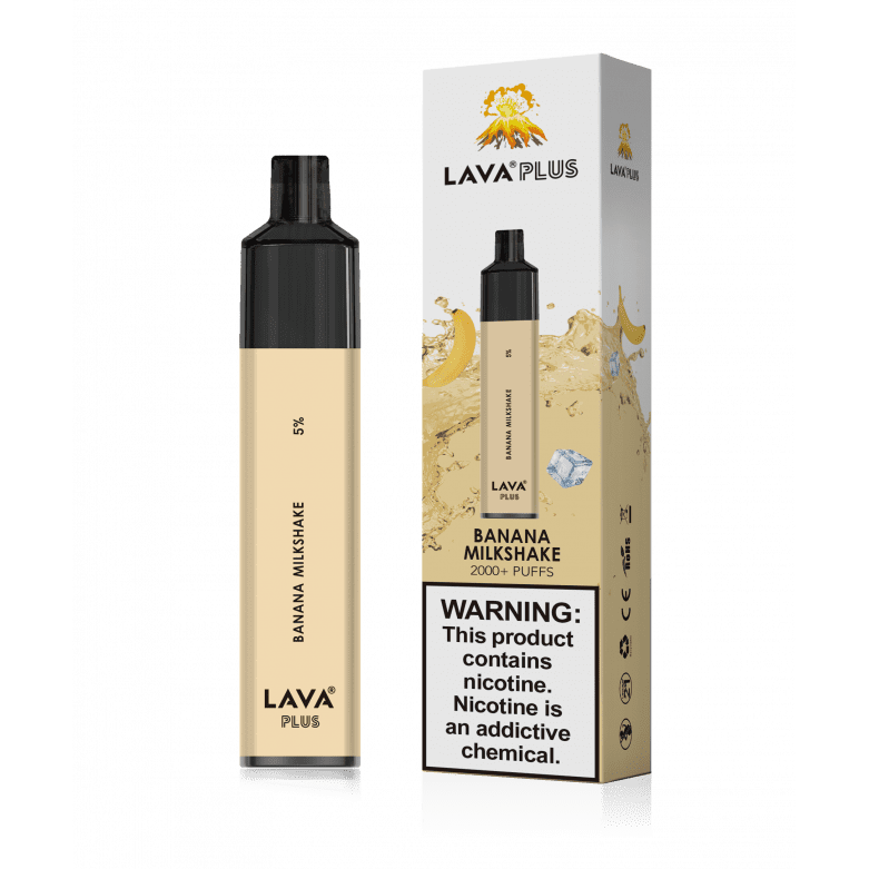 Lava Plus 2600 Puffs Disposable - Banana Milkshake
