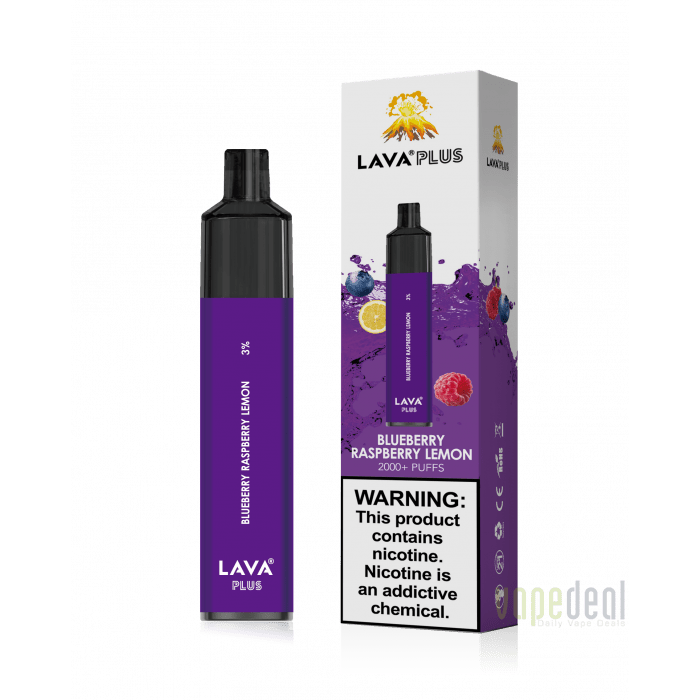 Lava Plus 2600 Puffs Disposable - Blueberry Raspberry Lemon