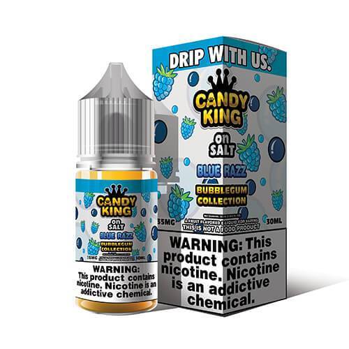 Blue Razz on Salt Bubblegum Collection by Candy King - 30ml