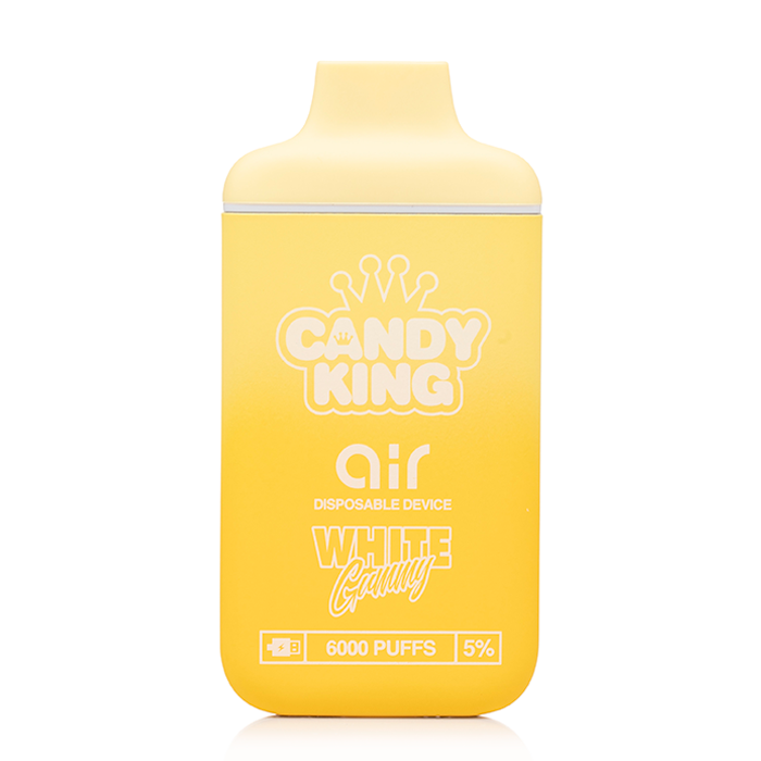Candy King Gold Bar 6000 Puffs Disposable Vape - White Gummy