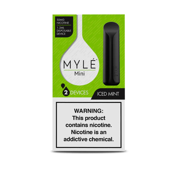 Myle Mini Iced Mint 320 Puffs 2-Pack | Vapedeal VapeDeal.com Myle Mini Iced Mint 320 Puffs 2-Pack | Vapedeal VapeDeal.com