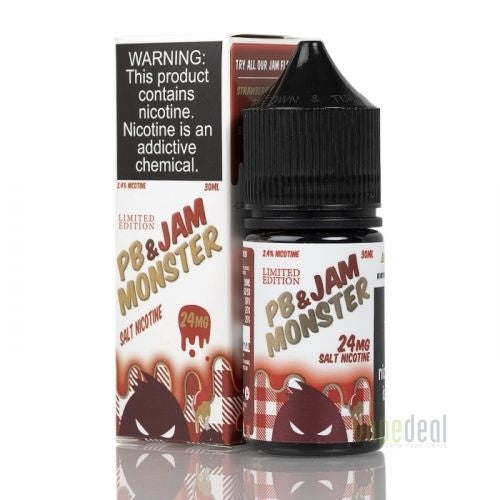 PB&J Strawberry by Jam Monster Salts - 30ml