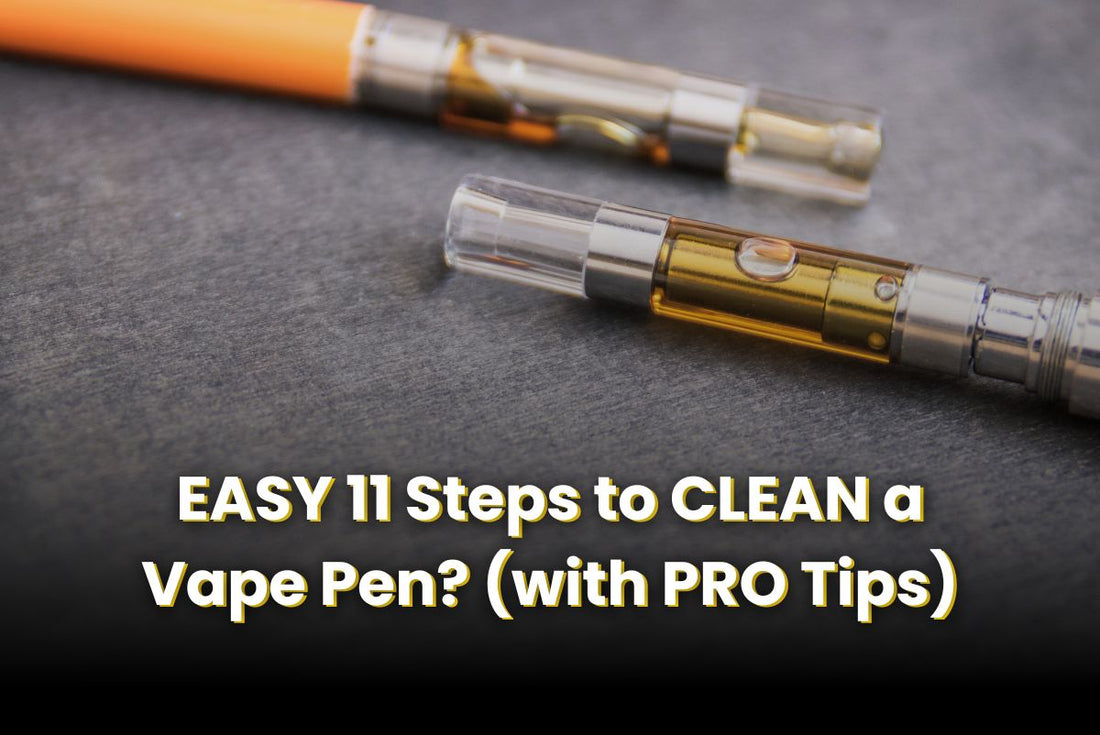 EASY 11 Steps to CLEAN a Vape Pen? (with PRO Tips)