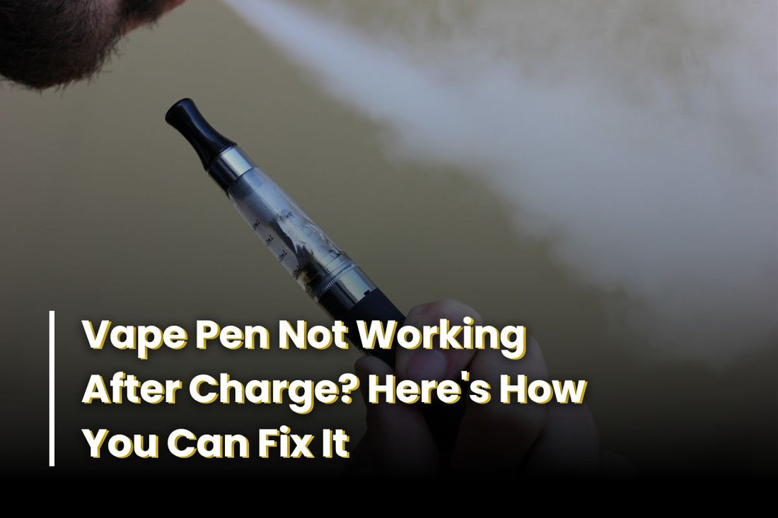 Vape Pen Not Working After Charge? Here's How You Can Fix It