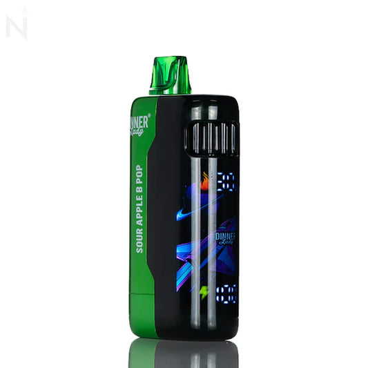 Dinner Lady Galax 60000 Puffs Disposable Vape - Sour Apple B-Pop