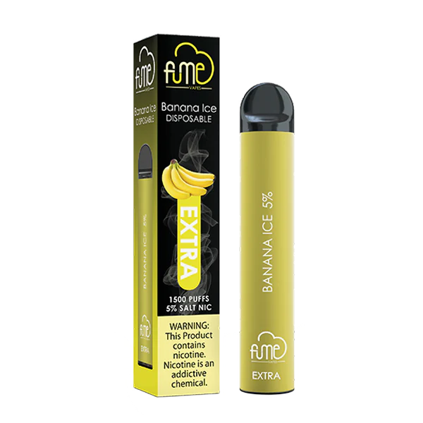 Fume Extra Disposable 1500 Puffs - Banana Ice