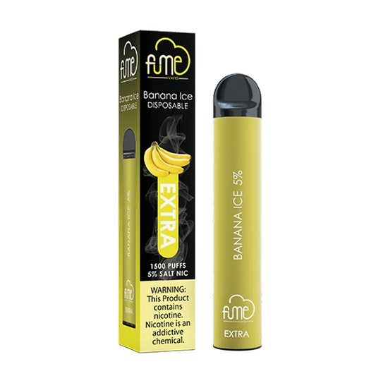 Fume Extra Disposable 1500 Puffs - Banana Ice