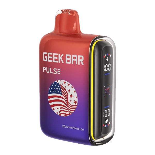 Geek Bar Pulse 15000 Puffs Disposable Vape - Watermelon Ice Patriot Edition