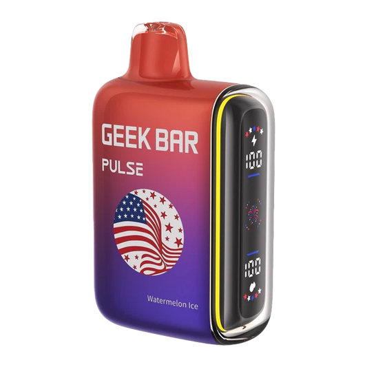 Geek Bar Pulse 15000 Puffs Disposable Vape - Watermelon Ice Patriot Edition
