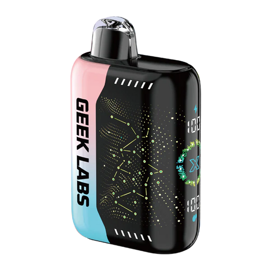 Geek Labs Pulse X 50000 Puffs Disposable Vape Nixodine - Pink & Blue