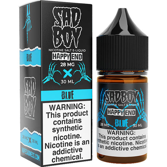 Happy End Blue Cotton Candy Salt Series by Sadboy Eliquids - 30ml