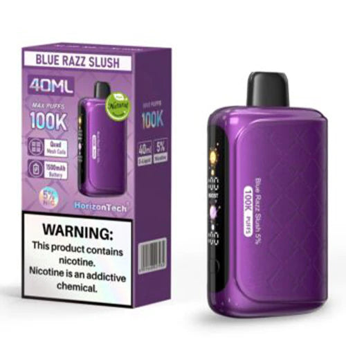 HorizonTech 100000 Puffs 100K Disposable Vape - Blue Razz Slush