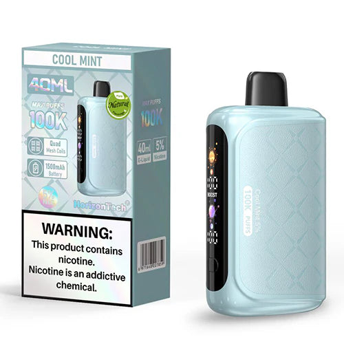 HorizonTech 100000 Puffs 100K Disposable Vape - Cool Mint