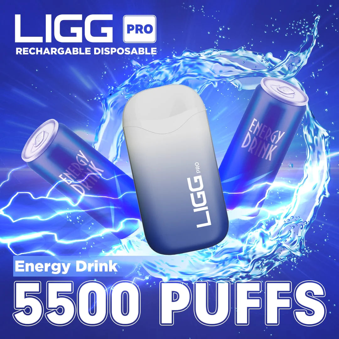 Ligg Pro 5500 Puffs Disposable Vape - Energy Drink
