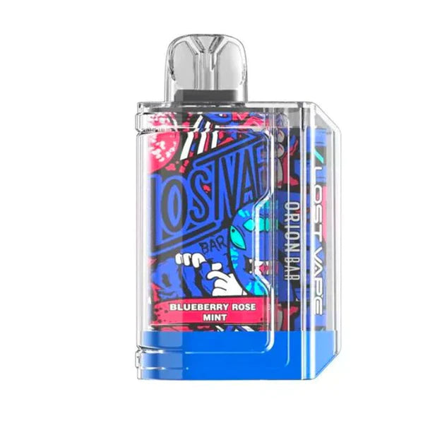 Orion Bar 7500 Disposable 7500 Puffs by Lost Vape - Blueberry Rose Mint Exotic Edition